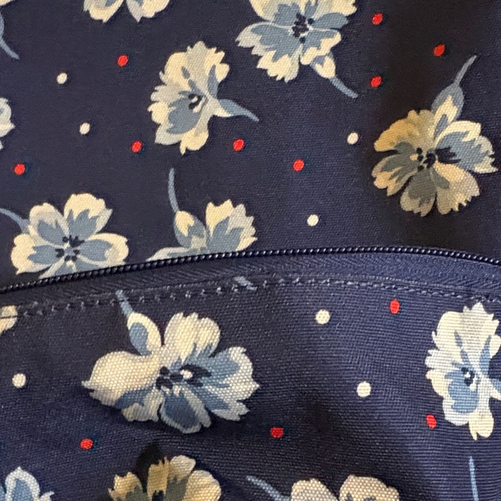 Cath Kidston Navy and White Floral Kids Backpack - Picture 2 of 5